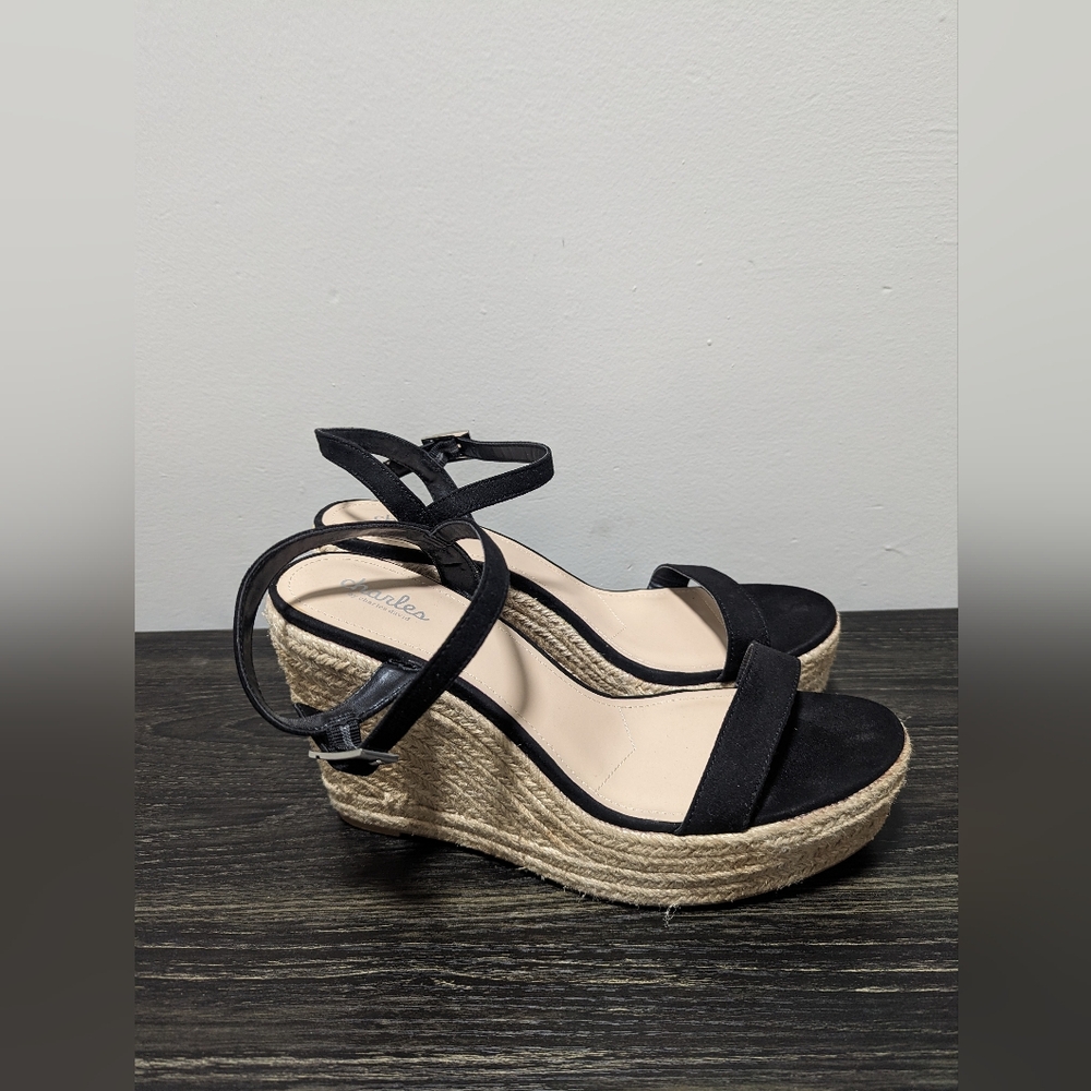 Charles by Charles David faux suede espadrille sandals